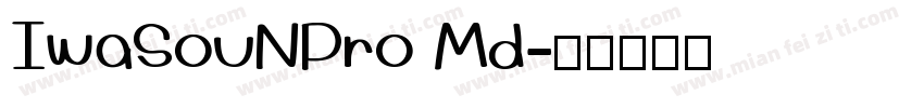 IwaSouNPro Md字体转换